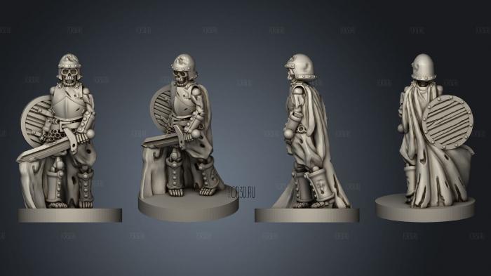 Skeleton Warriors Set 1 01 stl model for CNC