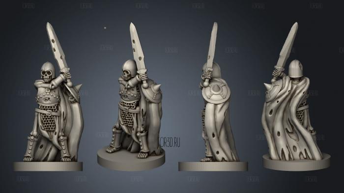 Skeleton Warriors Set 1 stl model for CNC