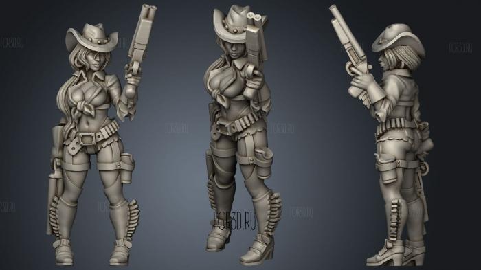 Irvina From Wasteland stl model for CNC