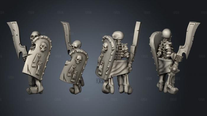 Skeletons Sword 28 stl model for CNC