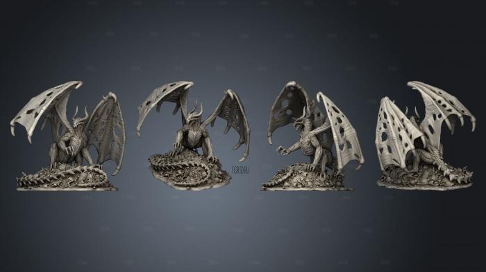 Skull Dragon Gargantuan 3d stl модель для ЧПУ