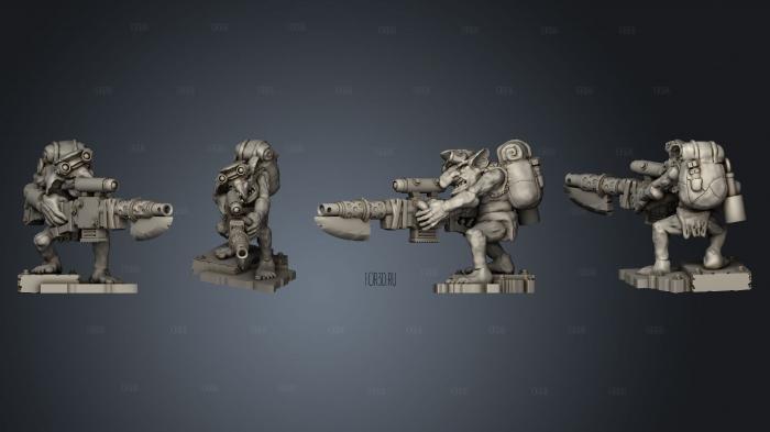 Sneaky Goblins 03 stl model for CNC