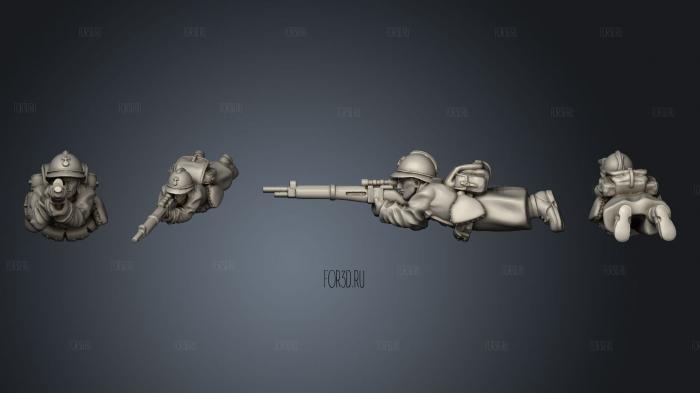 Sniper 04 stl model for CNC