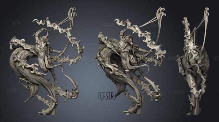 Kereem Fire Fox Spirit 3d stl модель для ЧПУ