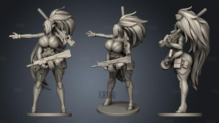 Kira and Fuary stl model for CNC