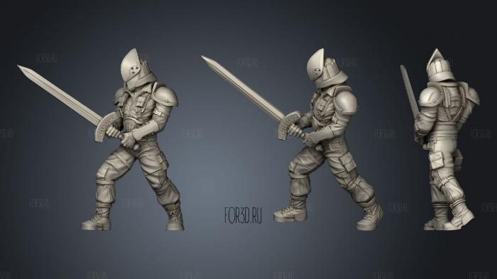 Knight of the order 3d stl модель для ЧПУ