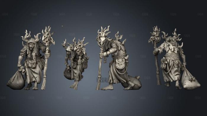 Swamp Witch Body 001 stl model for CNC