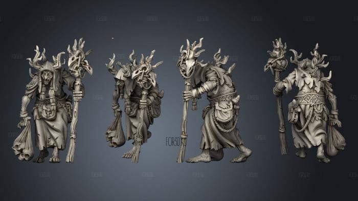Swamp Witch Body 002 stl model for CNC