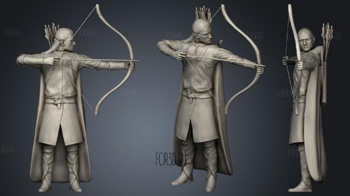 Legolas stl model for CNC