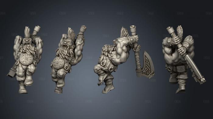 Titan Forge Dwarves Iro Kez stl model for CNC