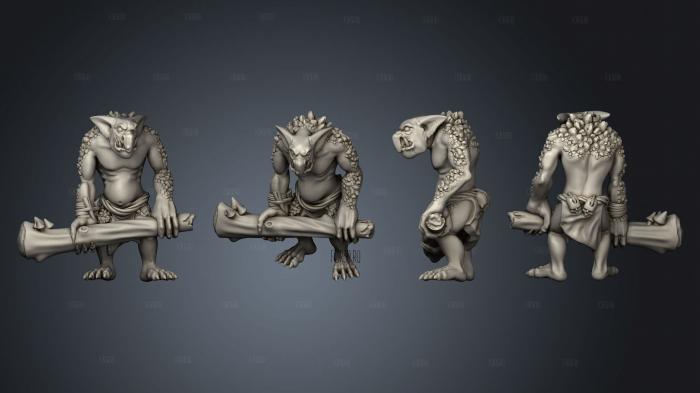 Troll Without base Solo 03 stl model for CNC