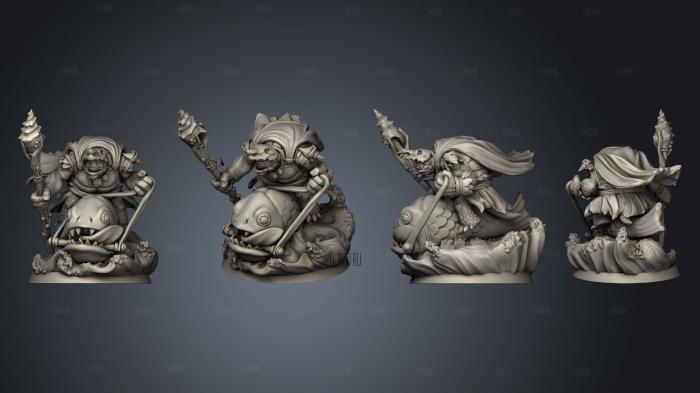Tuotar Mage Mounted stl model for CNC