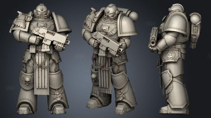 Lord Inquisitor stl model for CNC