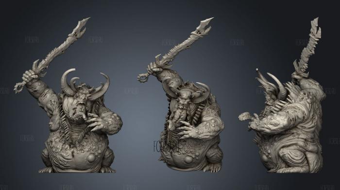 Lord of Plagues WHOLE stl model for CNC