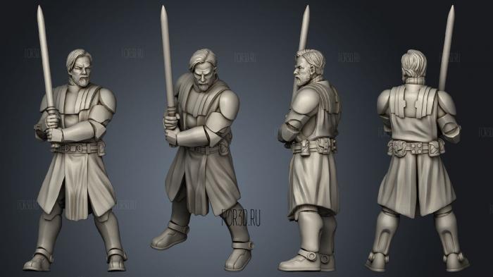 union war wizard benjopose 4 stl model for CNC
