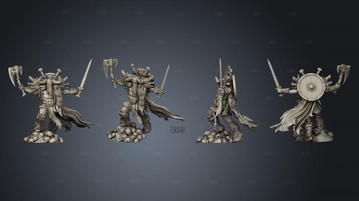 Vikings Gods and Heroes Einherjar Boss stl model for CNC