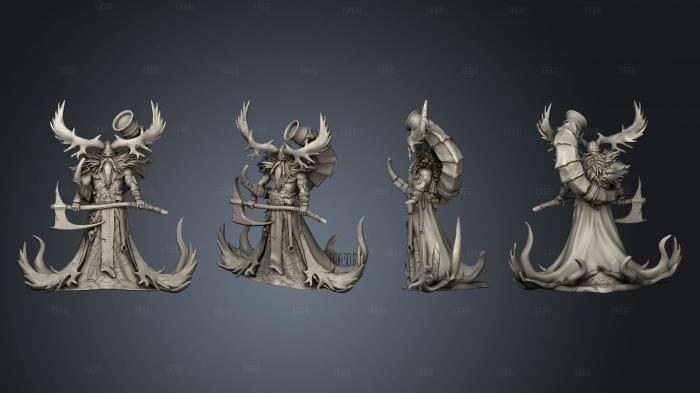 Vikings Gods and Heroes Heimdall stl model for CNC