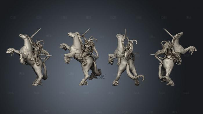 Vikings Gods and Heroes Mounted Valkyrie Boss stl model for CNC