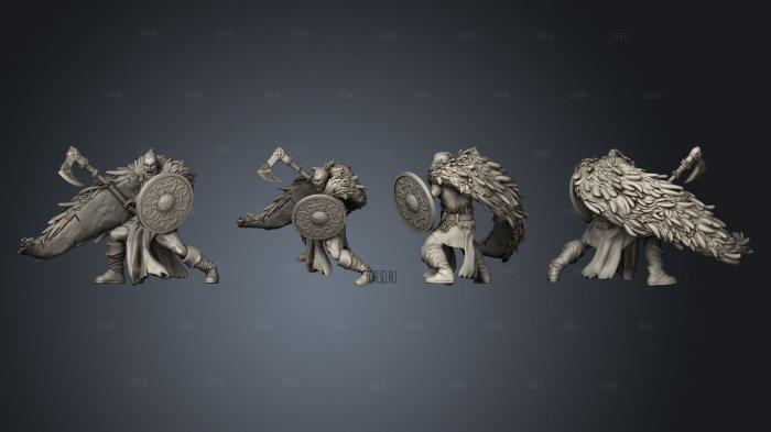 Vikings Gods and Heroes Viking warrior 1 stl model for CNC