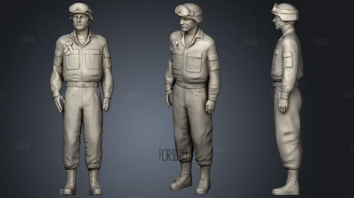 Man in military uniform 0116 11 3d stl модель для ЧПУ