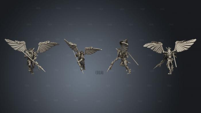 Vultures 4 Spear stl model for CNC