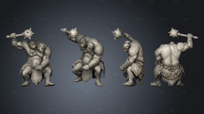 Witcher Contract Ettin stl model for CNC
