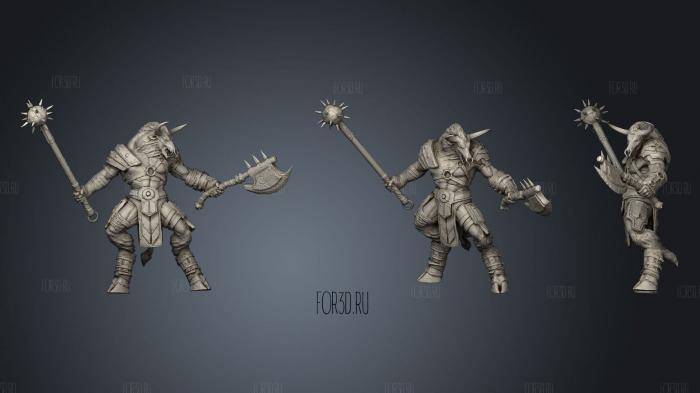 Minotaur Pose 2 3d stl модель для ЧПУ