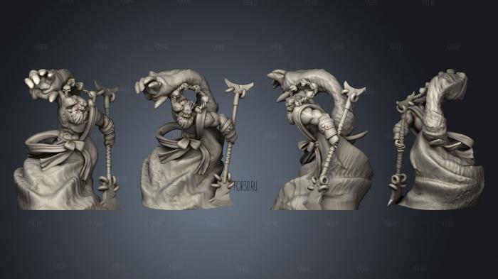 Wukong Journey to the West Sha Wujing Pose 2 stl model for CNC
