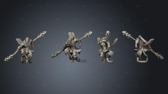 Wukong Journey to the West Wukong Pose 2 stl model for CNC