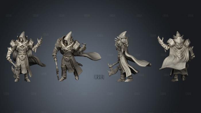 Xenogos Pose 01 Hooded Axe stl model for CNC