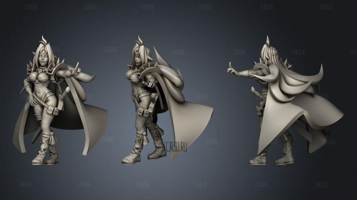 Naga the Serpent Slayers stl model for CNC