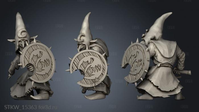 Goblin Sword stl model for CNC