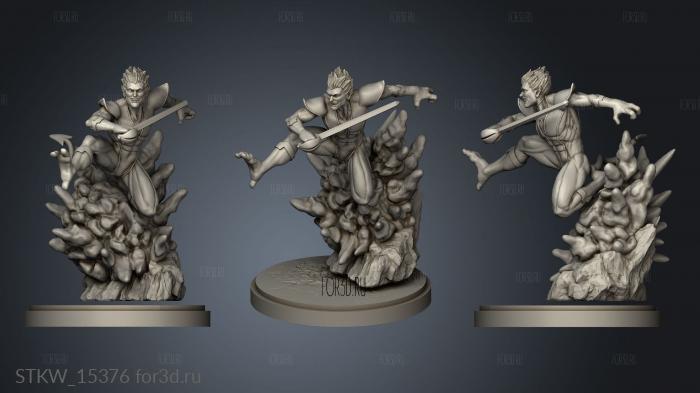 Nightcrawler Blue Devil 3d stl модель для ЧПУ