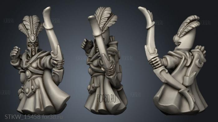 Noble elvenarcher hero 3d stl модель для ЧПУ