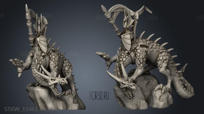 Noble elvesdragon 3d stl модель для ЧПУ