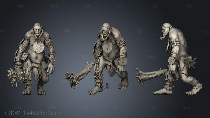 nomadic titans Greenskin Giant 3d stl модель для ЧПУ