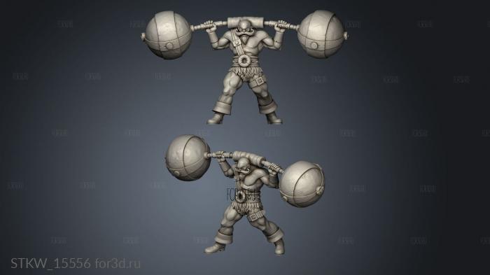 CIRCO STREGA Characters Carnival Strong stl model for CNC