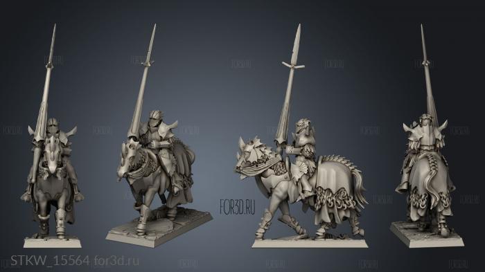 Halloween BLOOD KNIGHTS KNIGHT stl model for CNC