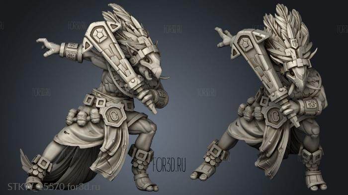 Kabil Melee Warrior 3d stl модель для ЧПУ