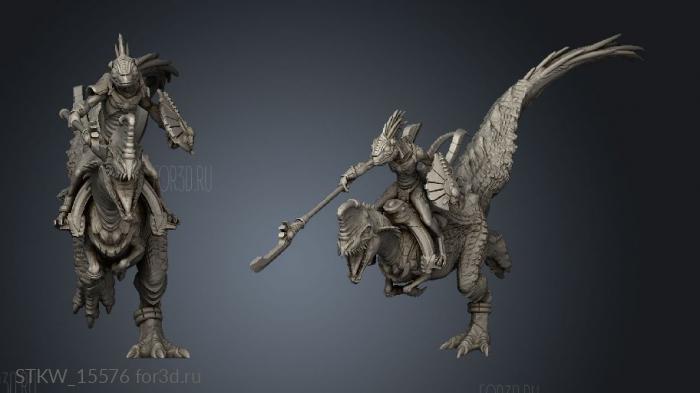 Raider Cavalry stl model for CNC