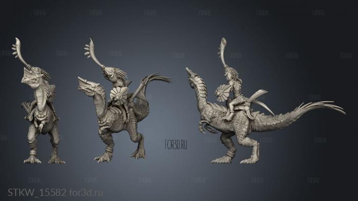 Rider Cavalry Musician 3d stl модель для ЧПУ