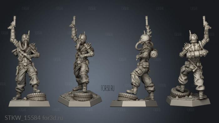 Nuclear Anarchic Diver stl model for CNC