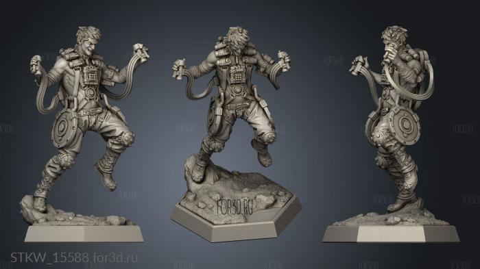 Nuclear Enemies Anarchic Miner stl model for CNC