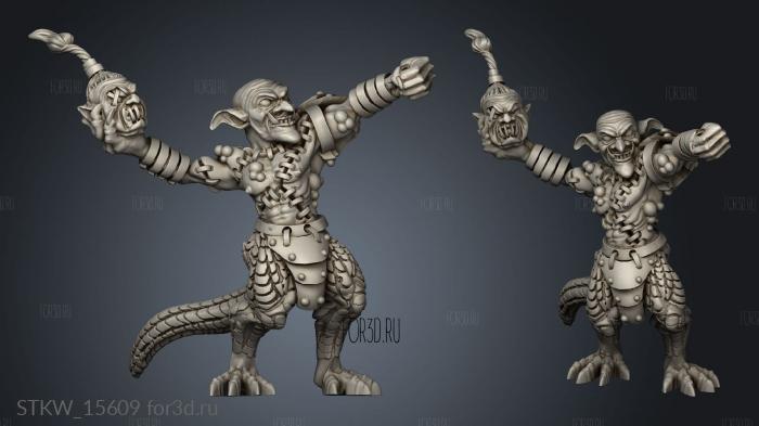 Goblin bomb goblin stl model for CNC
