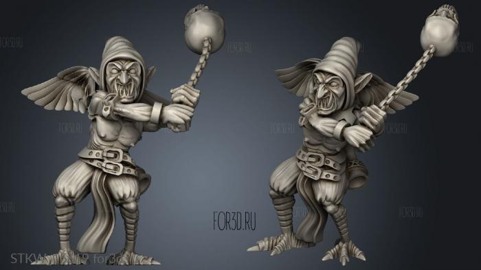 Goblin fantic teschio stl model for CNC