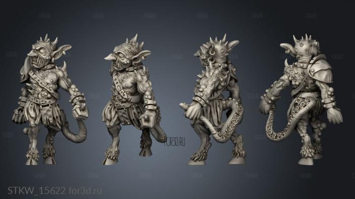 Goblin stl model for CNC