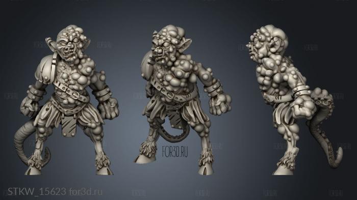 Goblin stl model for CNC