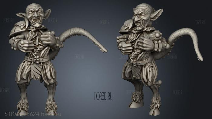 Goblin stl model for CNC