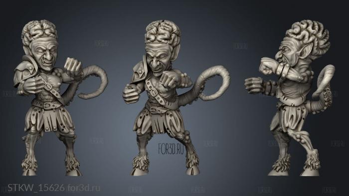 Goblin stl model for CNC