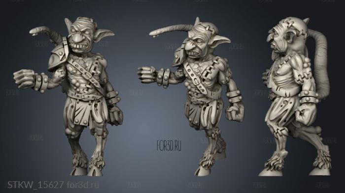 Goblin stl model for CNC
